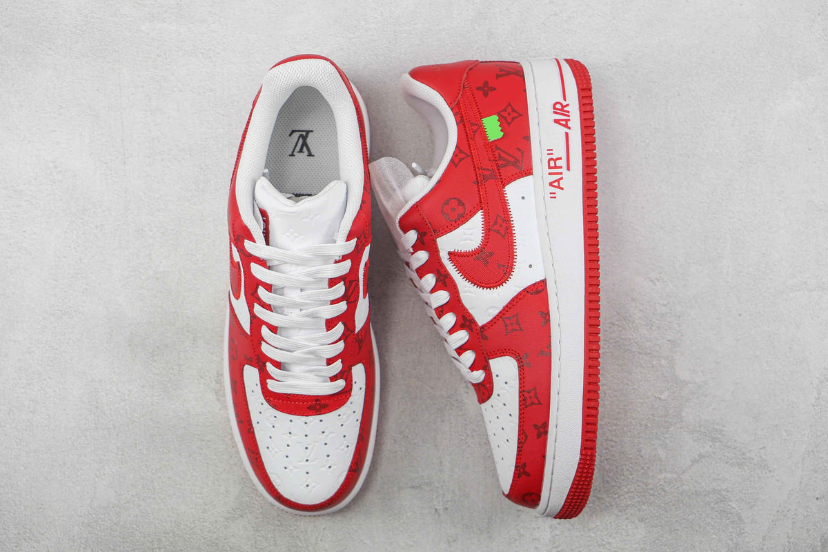 Custom LV x NK Air Force Monogram
