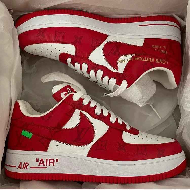 Custom LV x NK Air Force Monogram SneakerNational