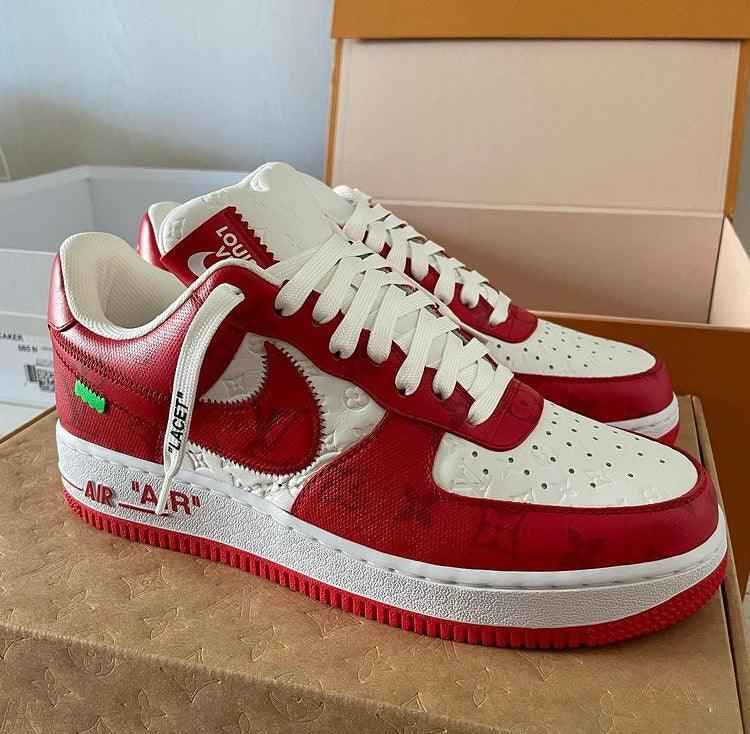 Custom LV x NK Air Force Monogram SneakerNational