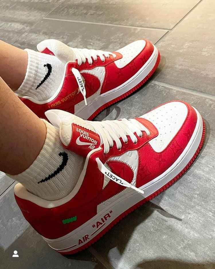 Custom LV x NK Air Force Monogram SneakerNational