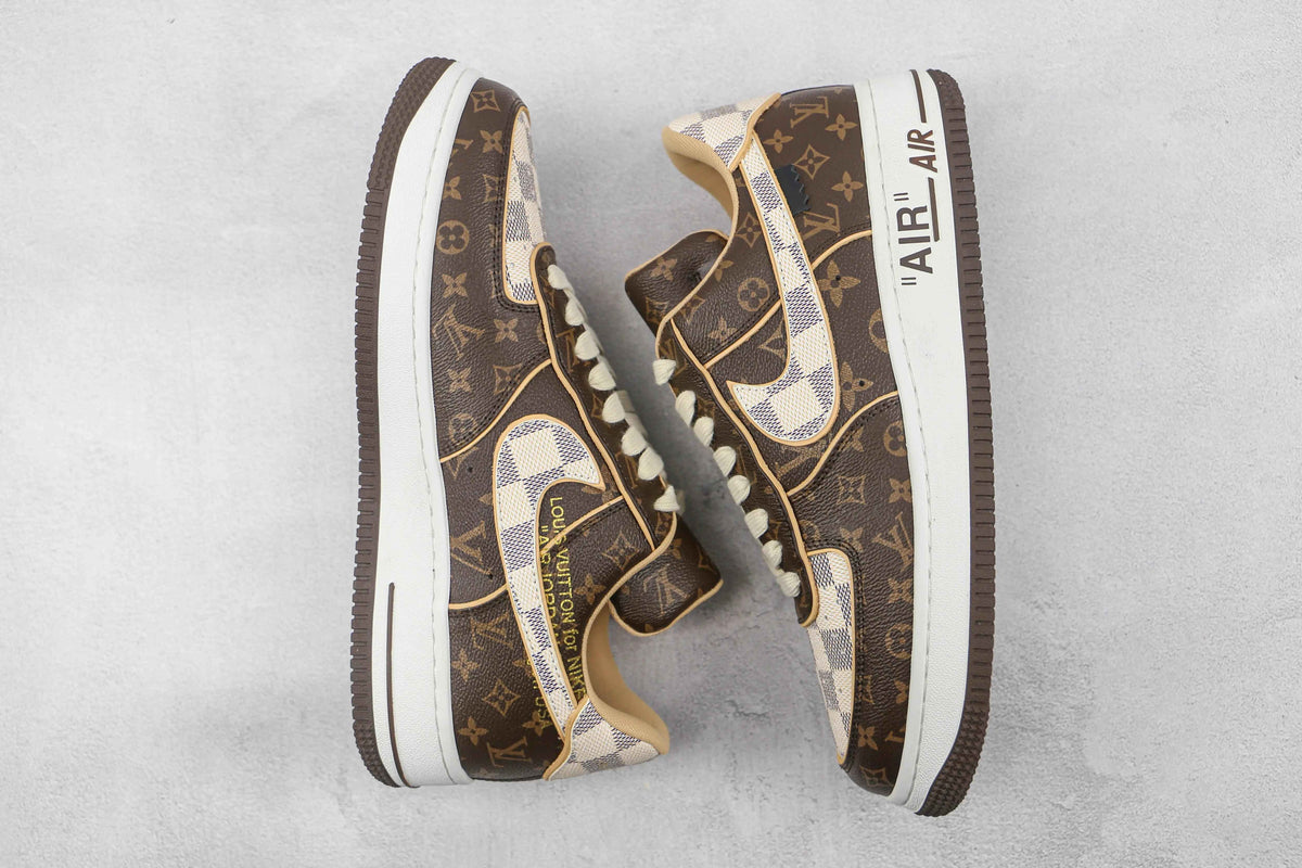 Custom LV x NK Air Force Monogram SneakerNational