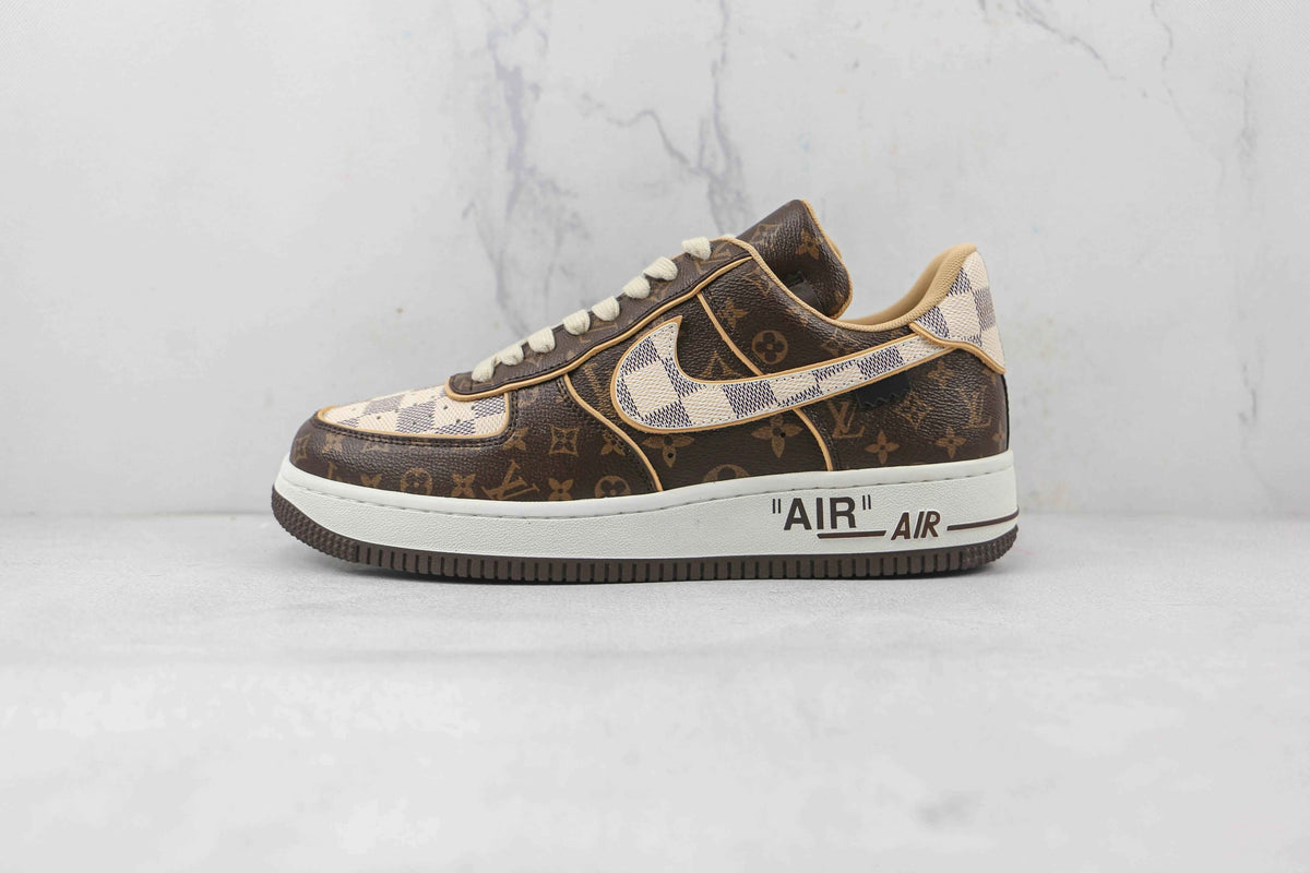 Custom LV x NK Air Force Monogram SneakerNational