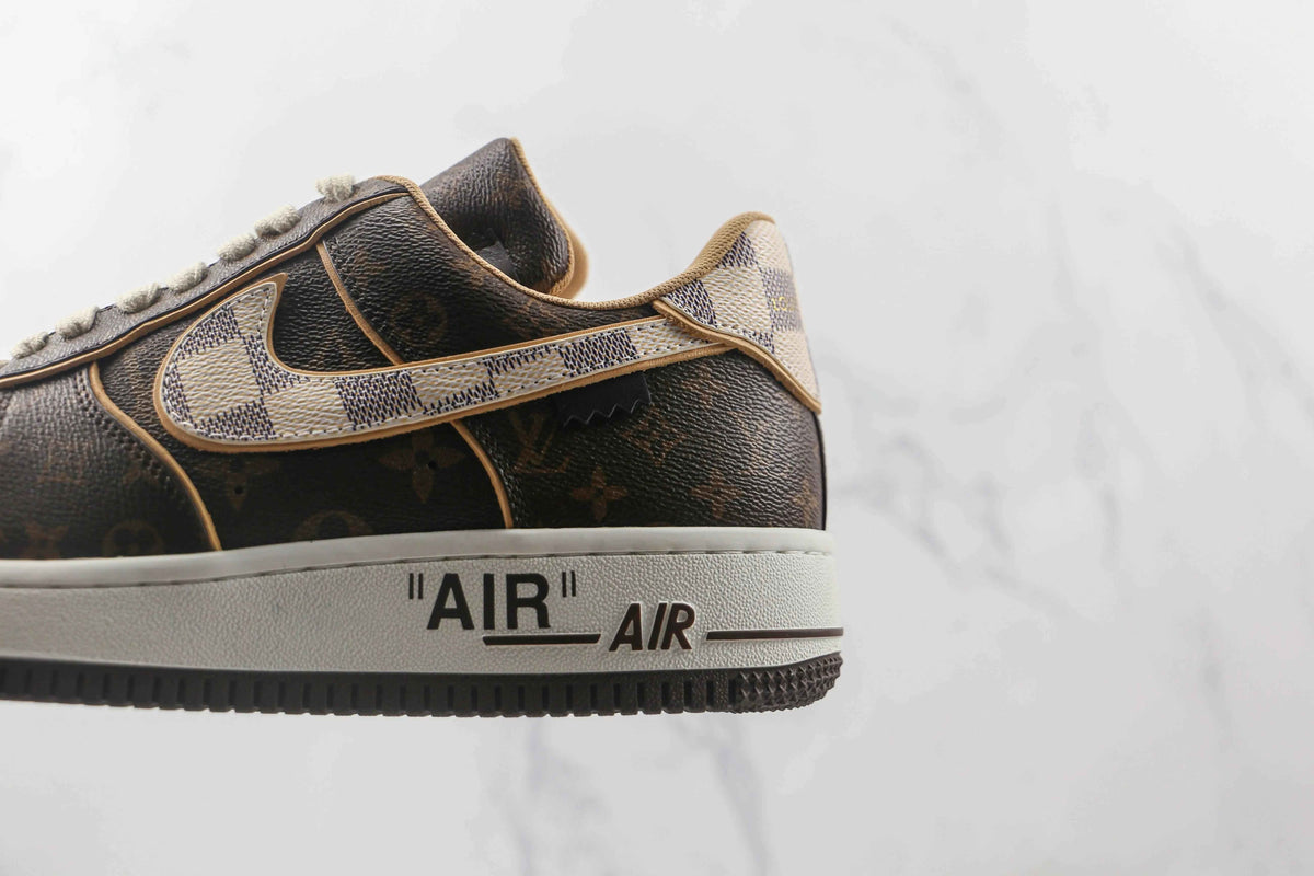 Custom LV x NK Air Force Monogram SneakerNational