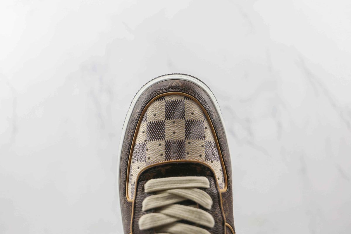 Custom LV x NK Air Force Monogram SneakerNational