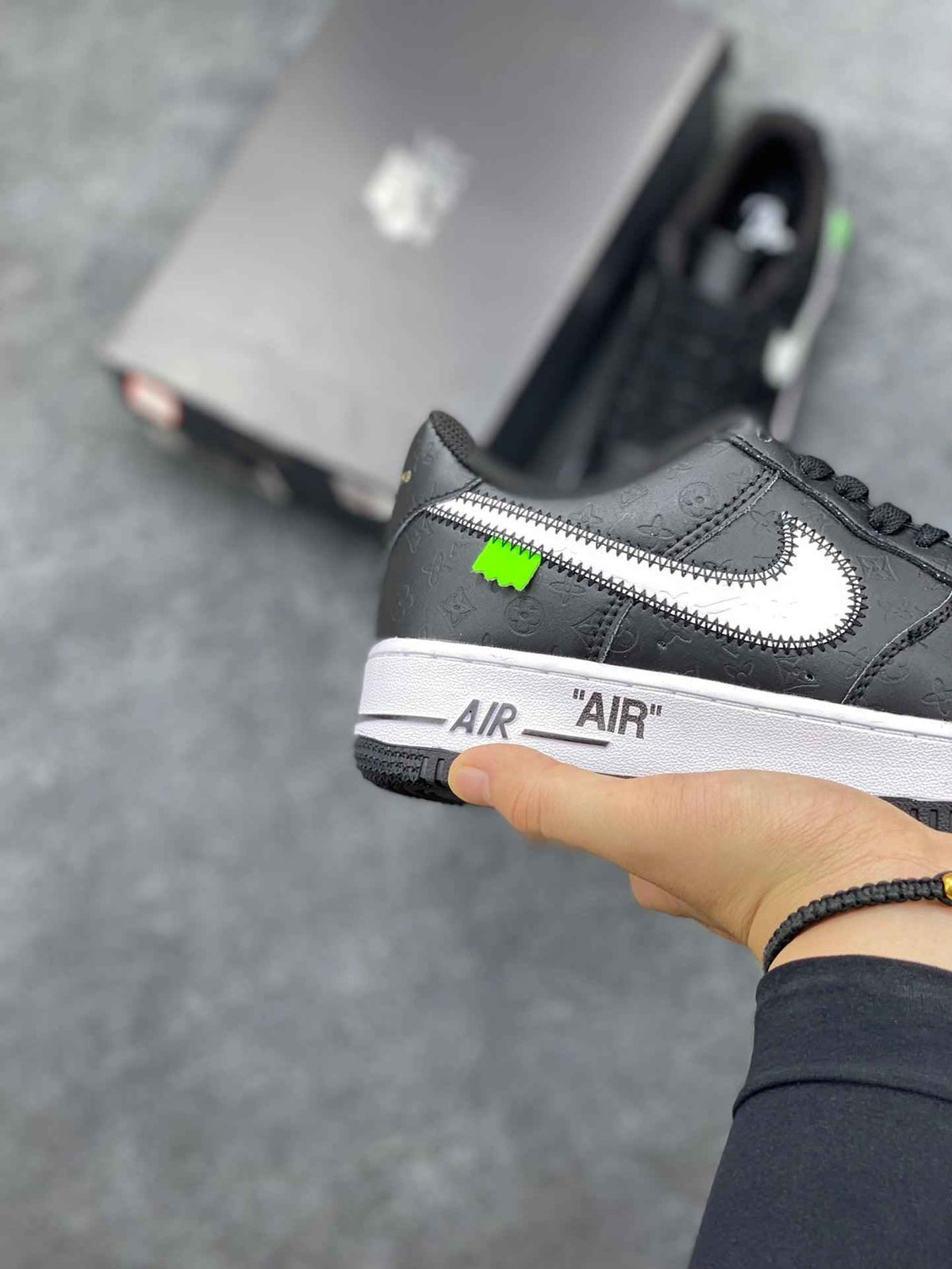 Custom LV x Off-wht x NK Air Force 1 1A9V9F SneakerNational