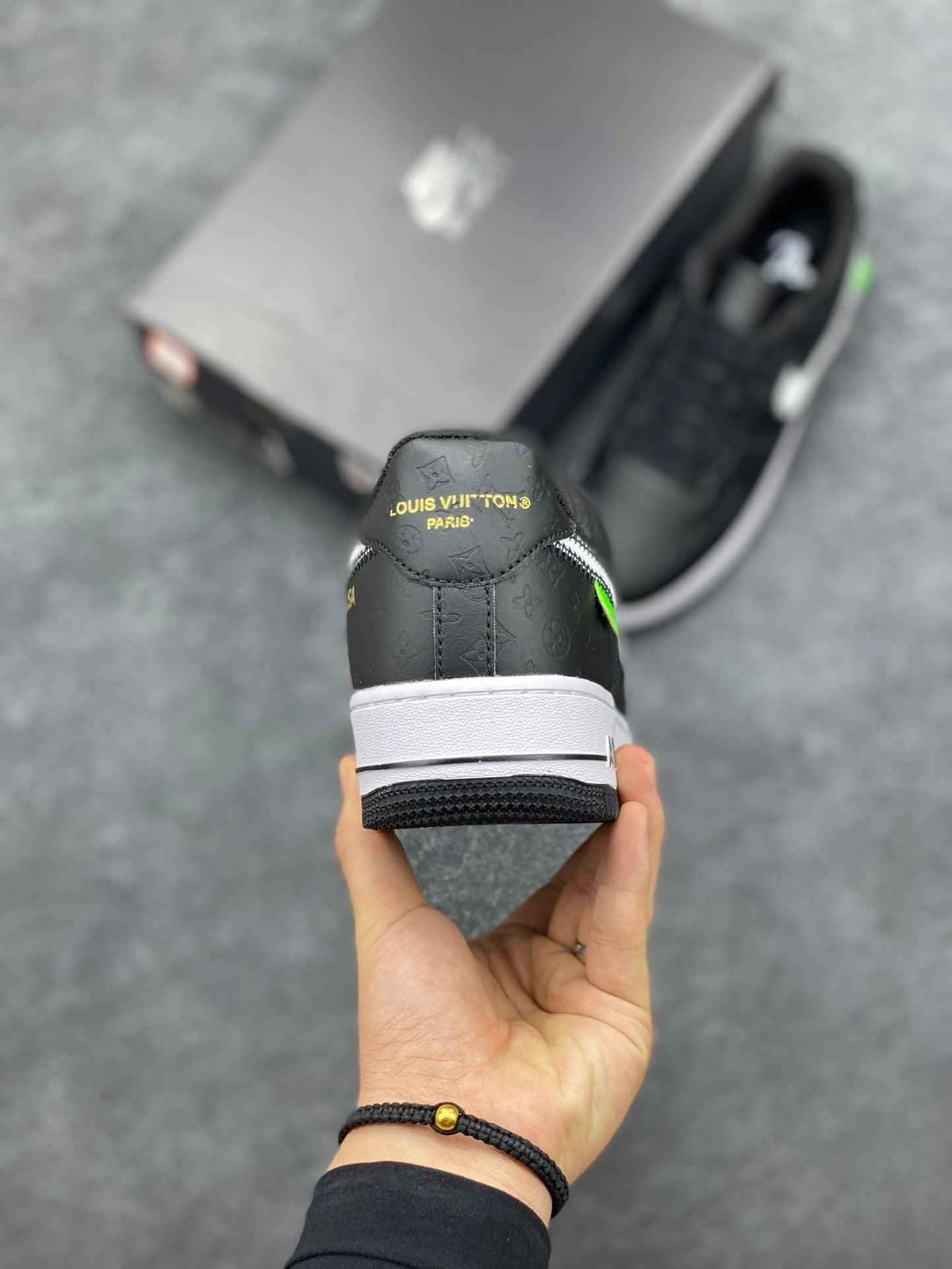 Custom LV x Off-wht x NK Air Force 1 1A9V9F SneakerNational