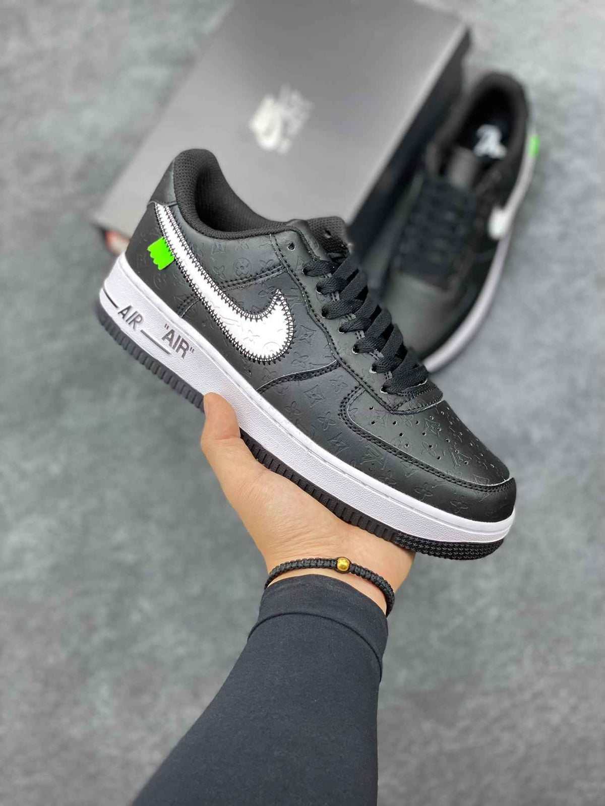 Custom LV x Off-wht x NK Air Force 1 1A9V9F SneakerNational