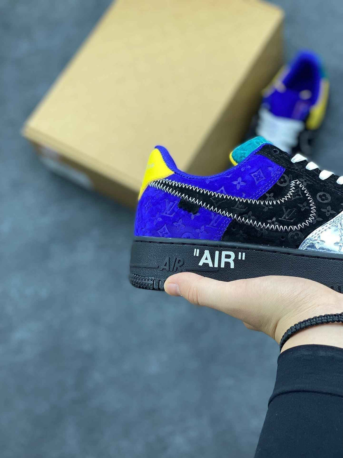 Custom Monogram x Air Force 1 Low SneakerNational