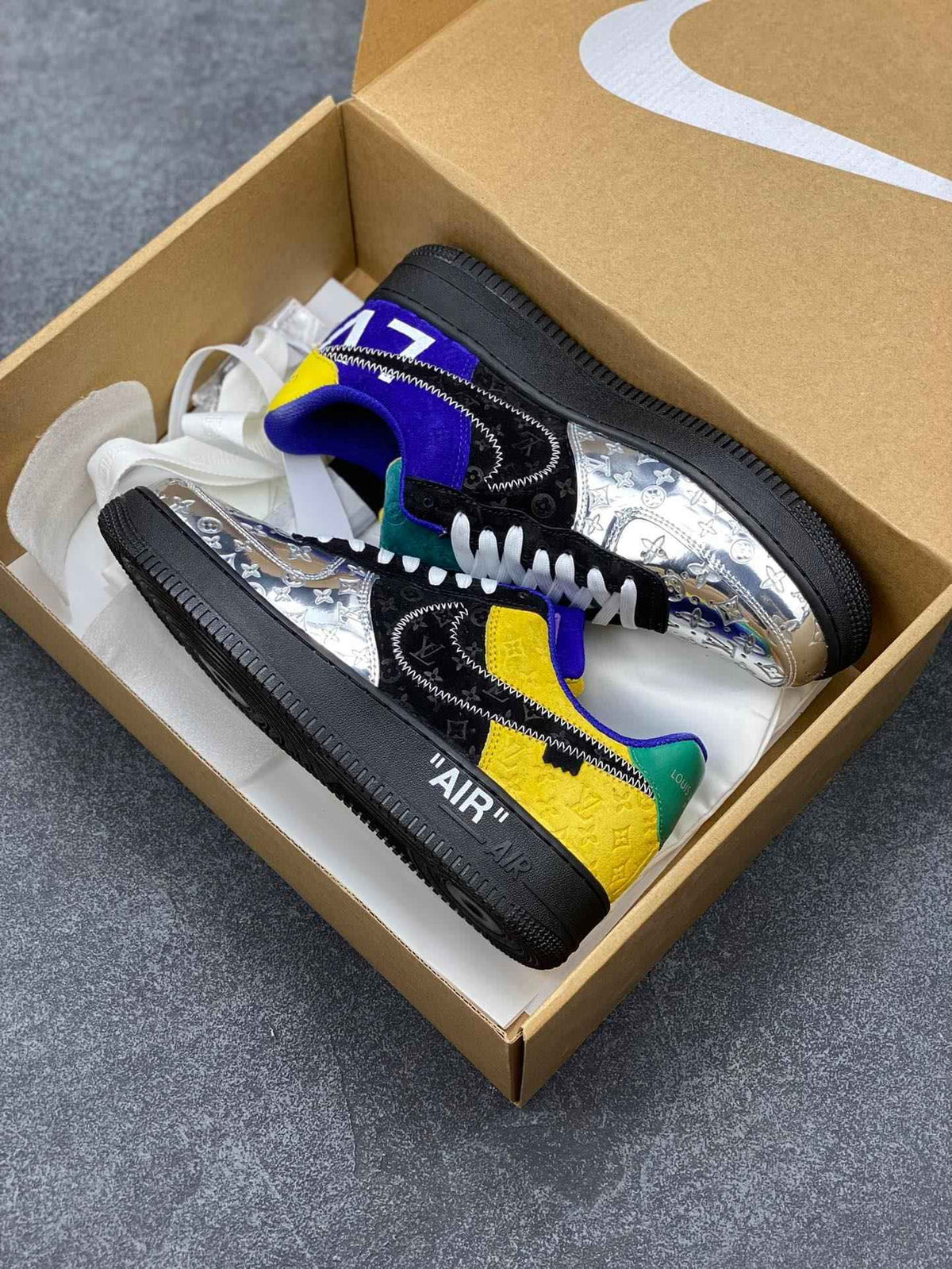 Custom Monogram x Air Force 1 Low SneakerNational