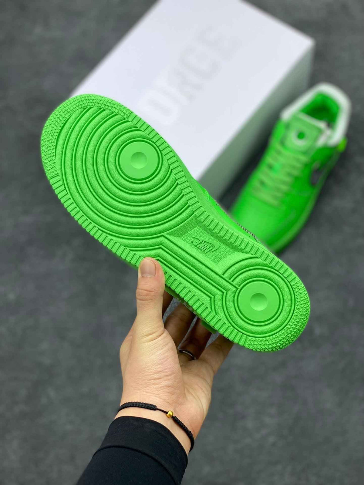Custom Off Wht x Air Force 1 Low "Green" DX1419-300 SneakerNational