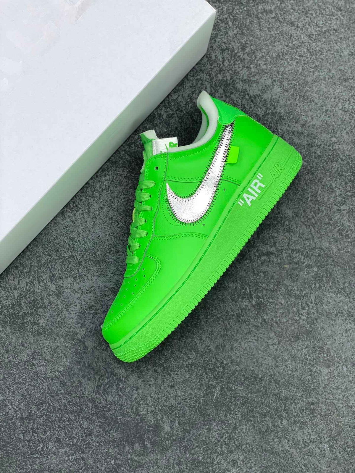 Custom Off Wht x Air Force 1 Low "Green" DX1419-300 SneakerNational