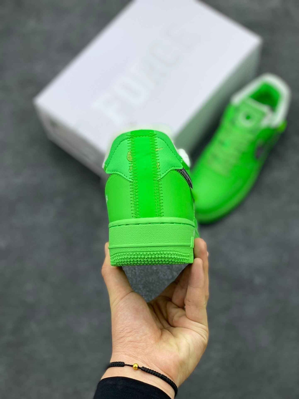 Custom Off Wht x Air Force 1 Low "Green" DX1419-300 SneakerNational