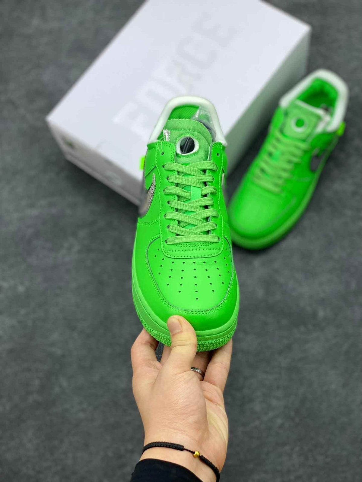 Custom Off Wht x Air Force 1 Low "Green" DX1419-300 SneakerNational