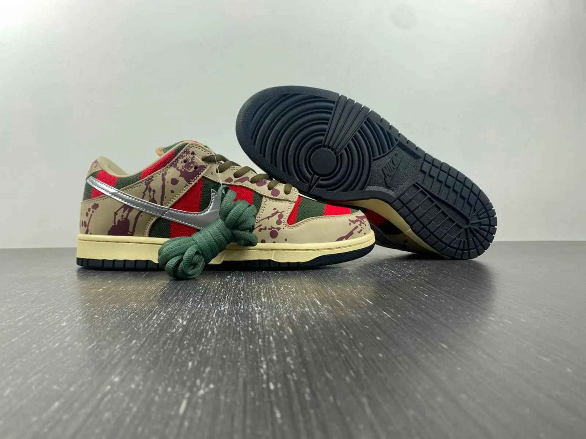 Custom SB Dunk Low “Freddy Krueger” SneakerNational