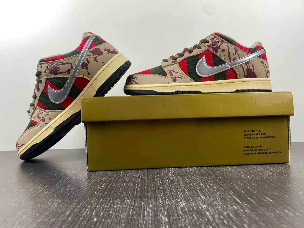 Custom SB Dunk Low “Freddy Krueger” SneakerNational