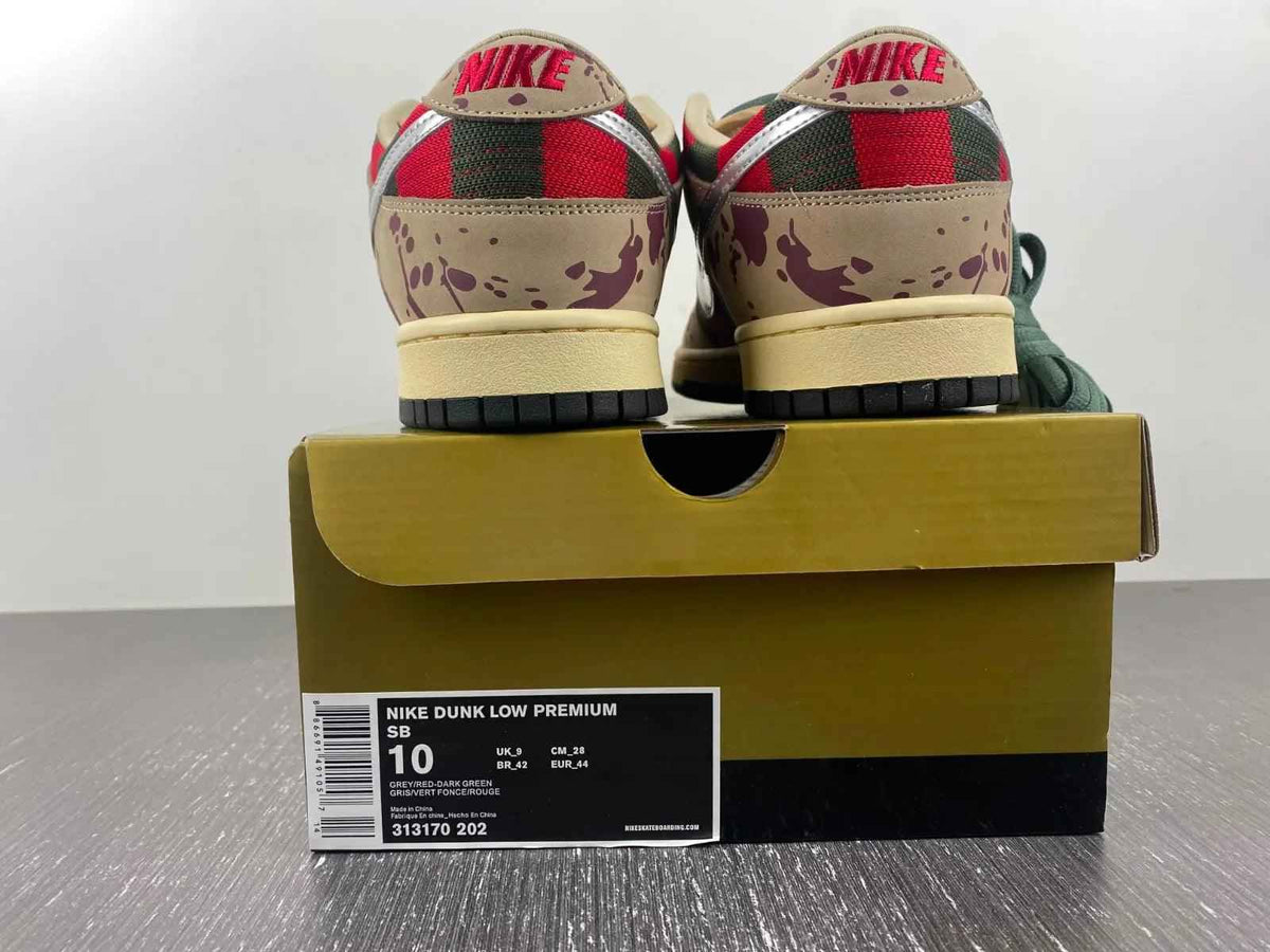 Custom SB Dunk Low “Freddy Krueger” SneakerNational