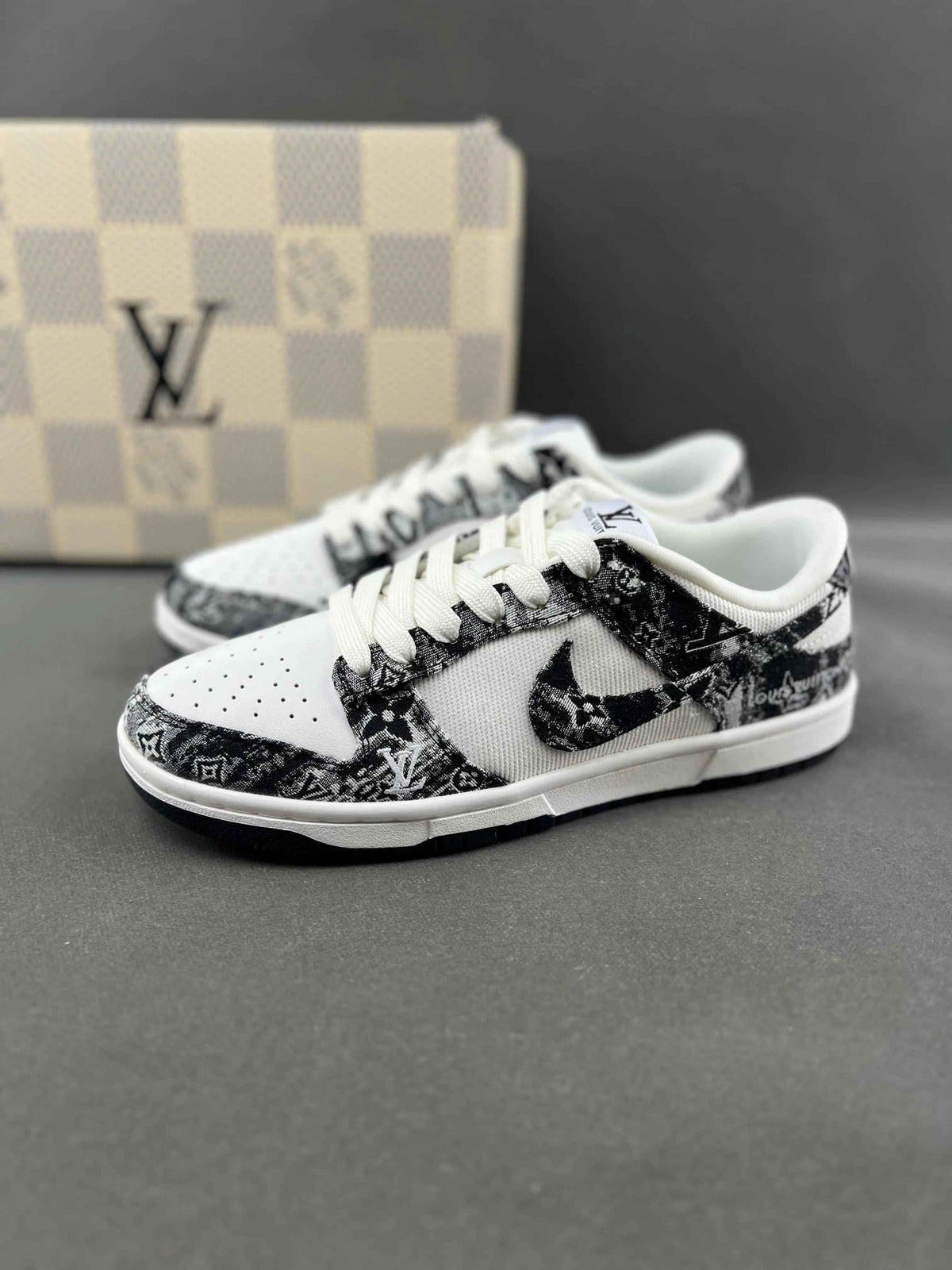 Custom SB Dunk Low x LV XB3802-351 SneakerNational