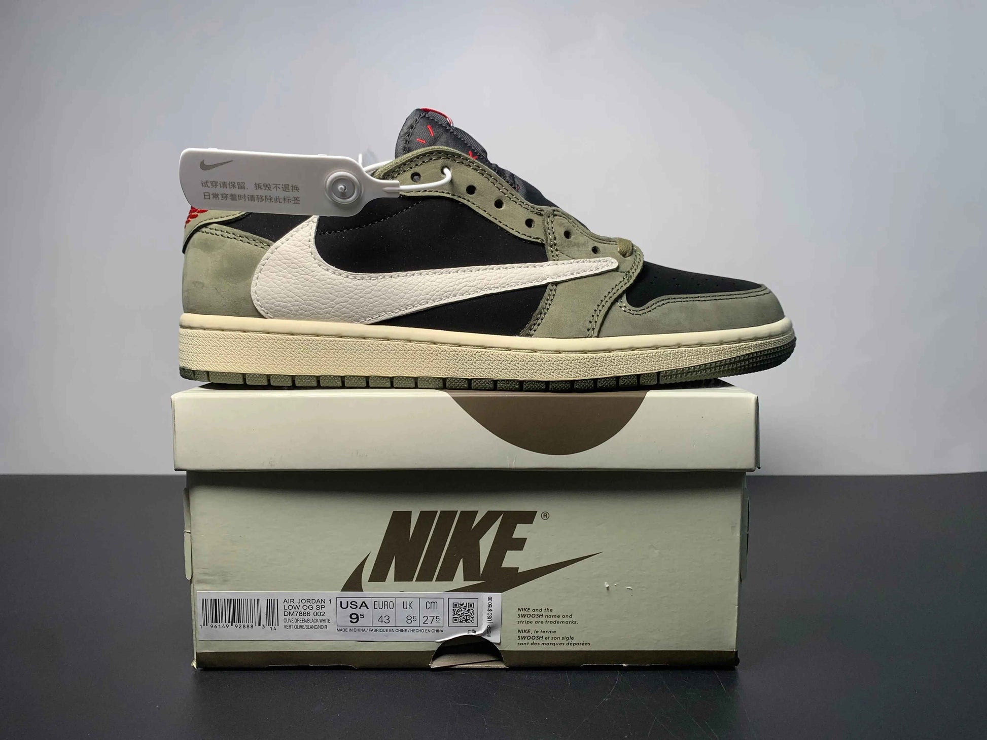 Custom Travis Scott x Air Jordan 1 Low Golf TS DM7866-00