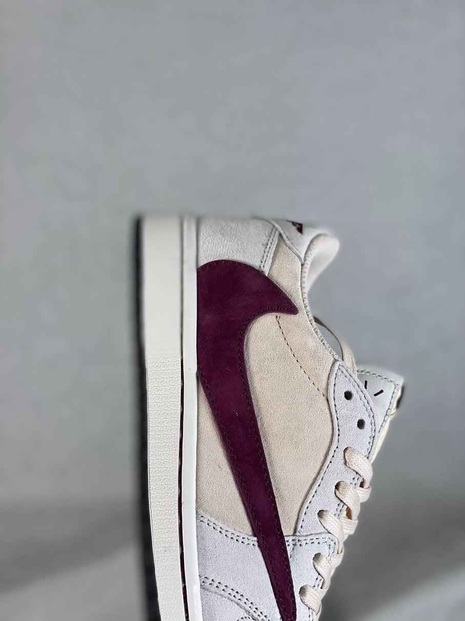 TS Edition Heritage Low - Limited Suede Beige & Deep Bordeaux