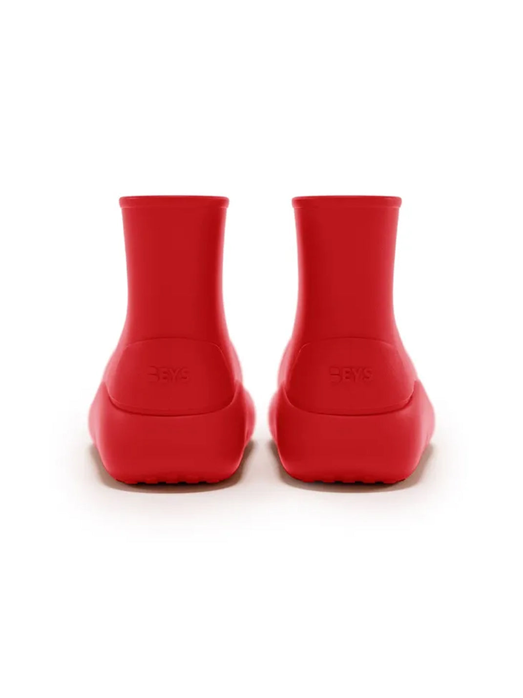 Red Chunky Short Rain Boots - Skipkicks