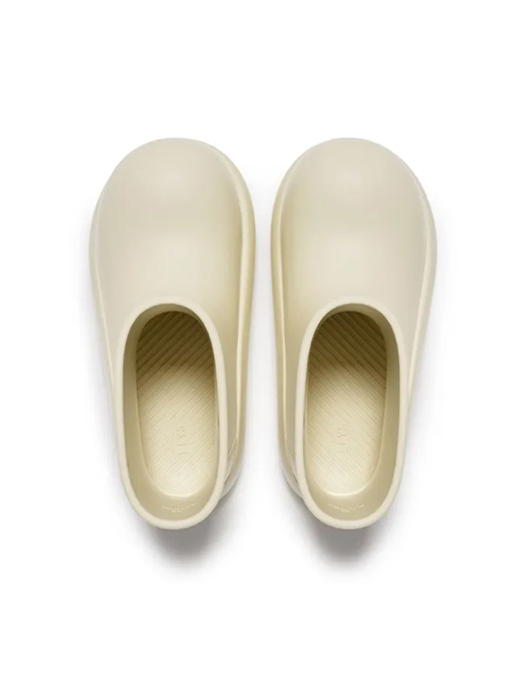 Beige Chunky Short Rain Boots