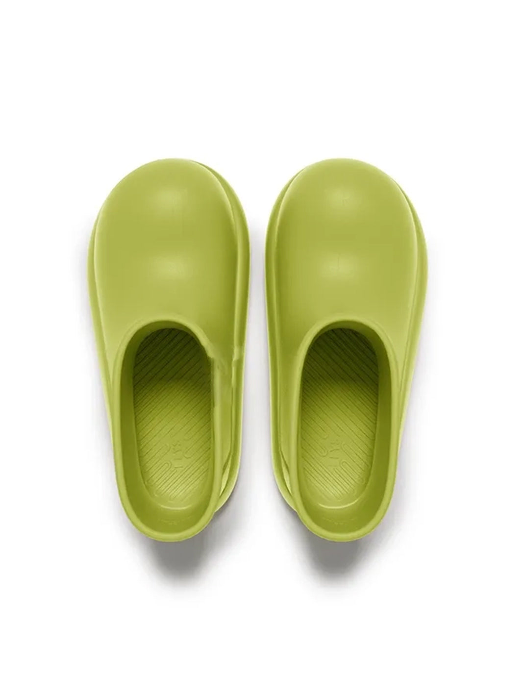 Green Chunky Short Rain Boots