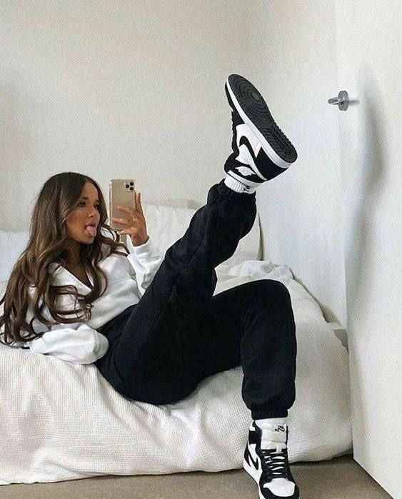 Custom Air Jordan 1 Black Retro High Q SneakerNational