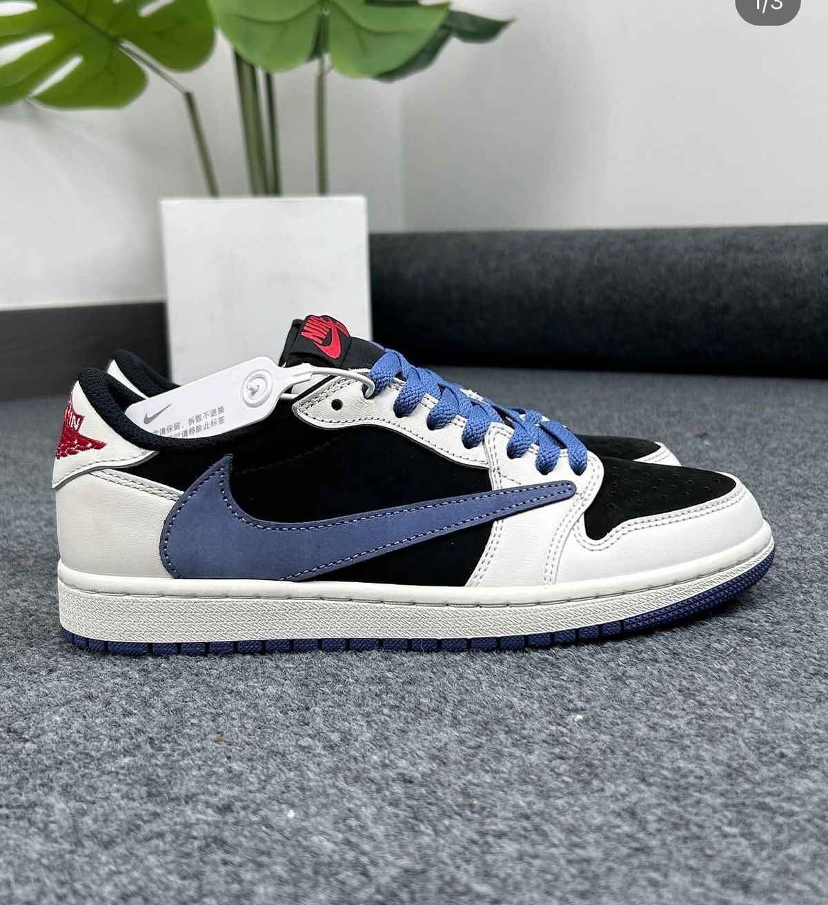 Travis Scott x Air Jordan 1 Low Low Hooked Black Jade