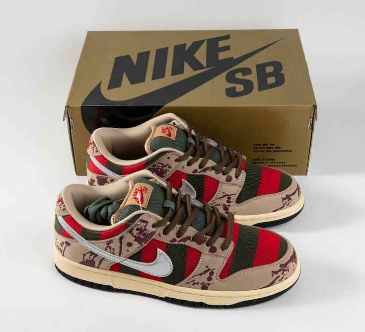 Custom SB Dunk Low “Freddy Krueger” SneakerNational