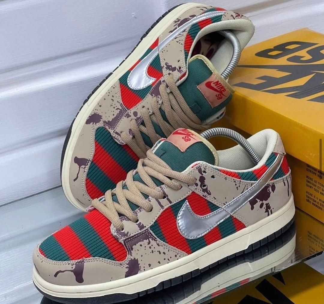 Custom SB Dunk Low “Freddy Krueger” SneakerNational