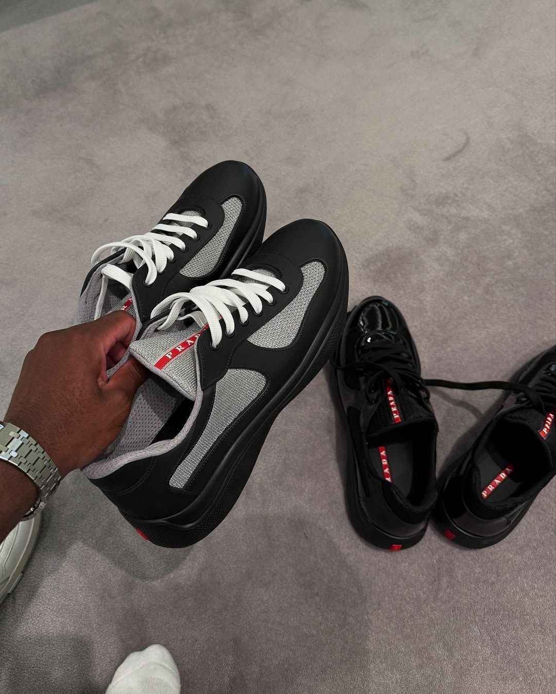 America's Cup Sneakers Rubber Black