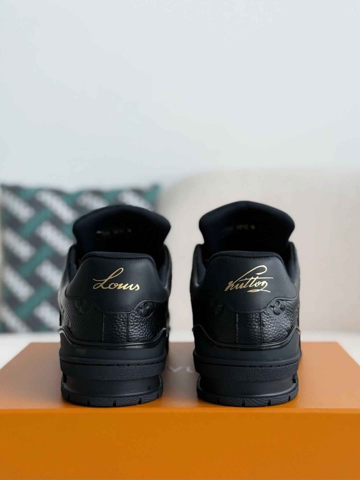Monogram Trainer All Black Sneaker
