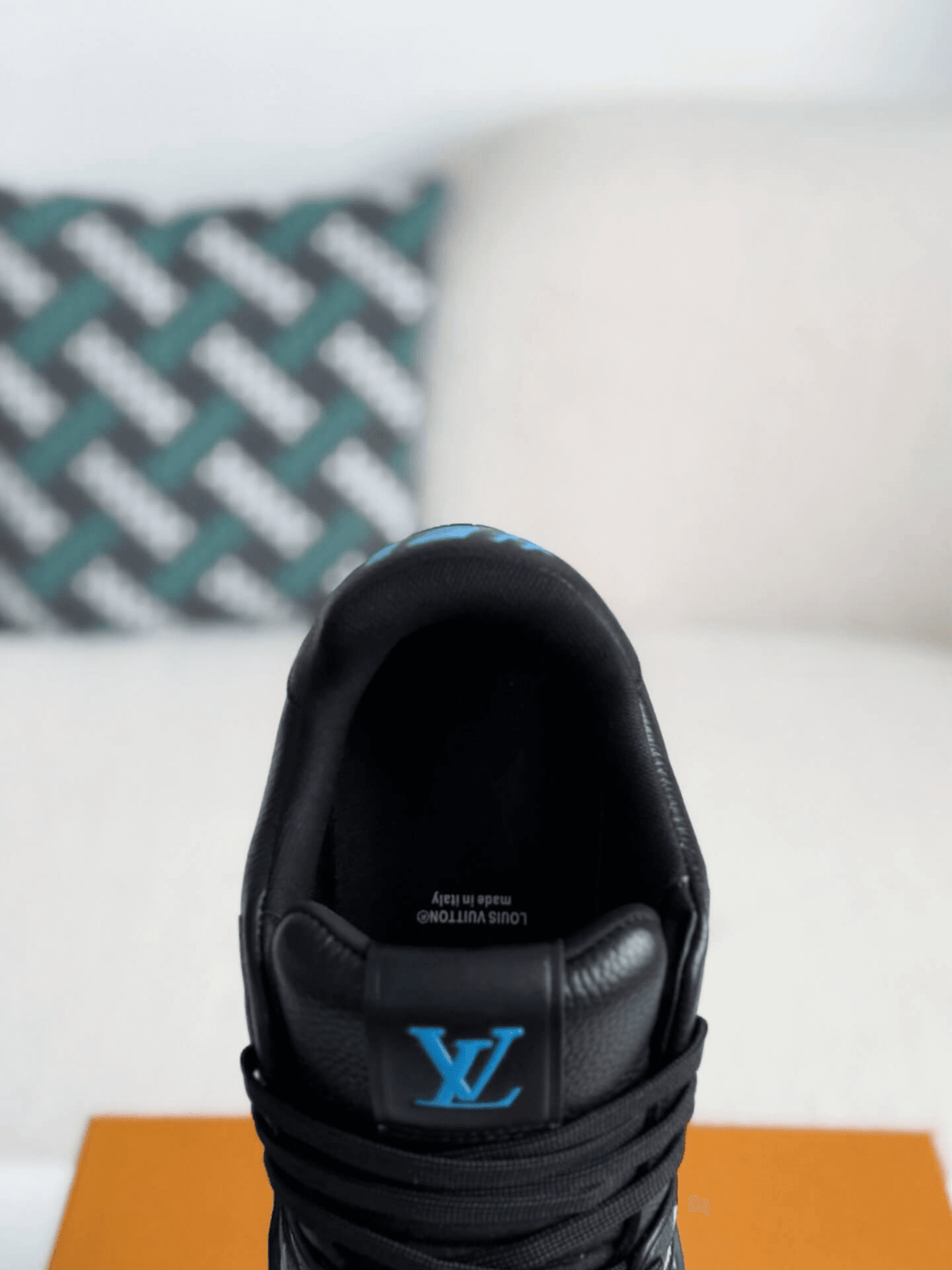 Louis Vuitton LV Trainer #54 Black Multicolor Monogram Sneaker CUSTOM