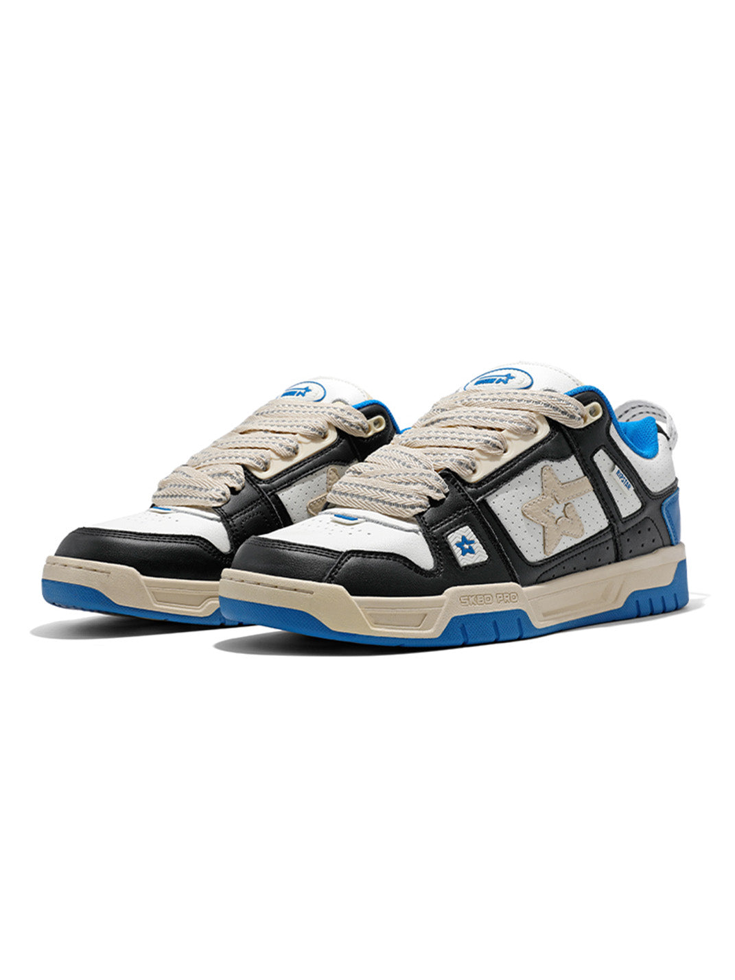 Blue Retro Low-Top Everyday Sneakers - Skipkicks