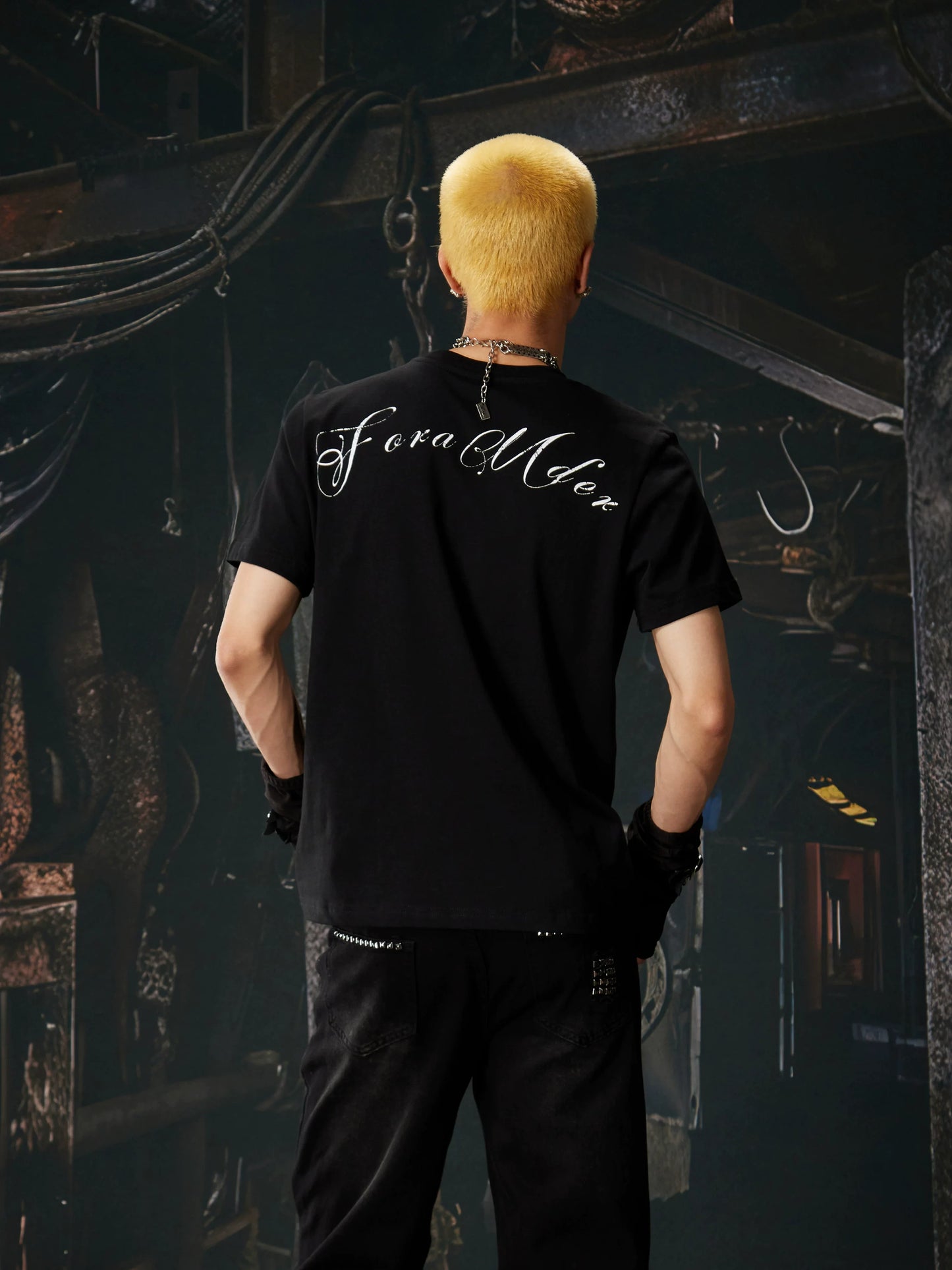 Sanctum Script Cross Graphic Tee