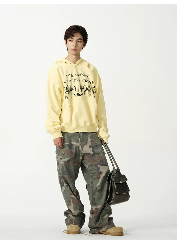 Baggy Camo Cotton Cargo Pants