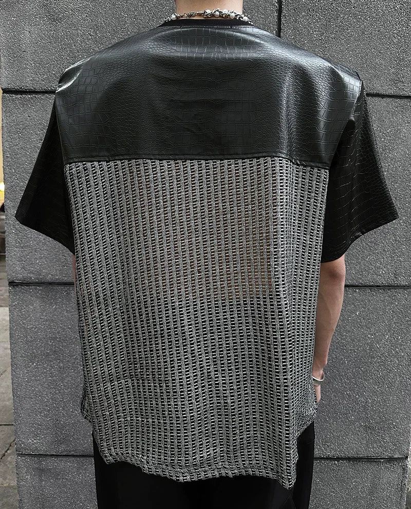 Chrome Grid Splice Panel Tee