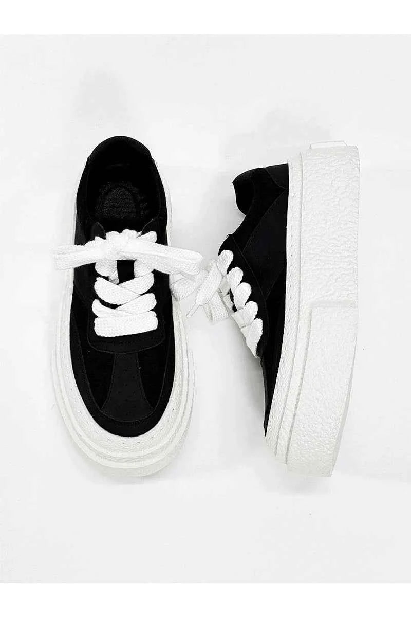 Chunky Textured Sole Sneakers