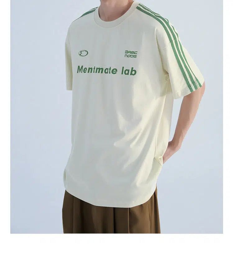 Casual T-Shirt With Contrast Detail