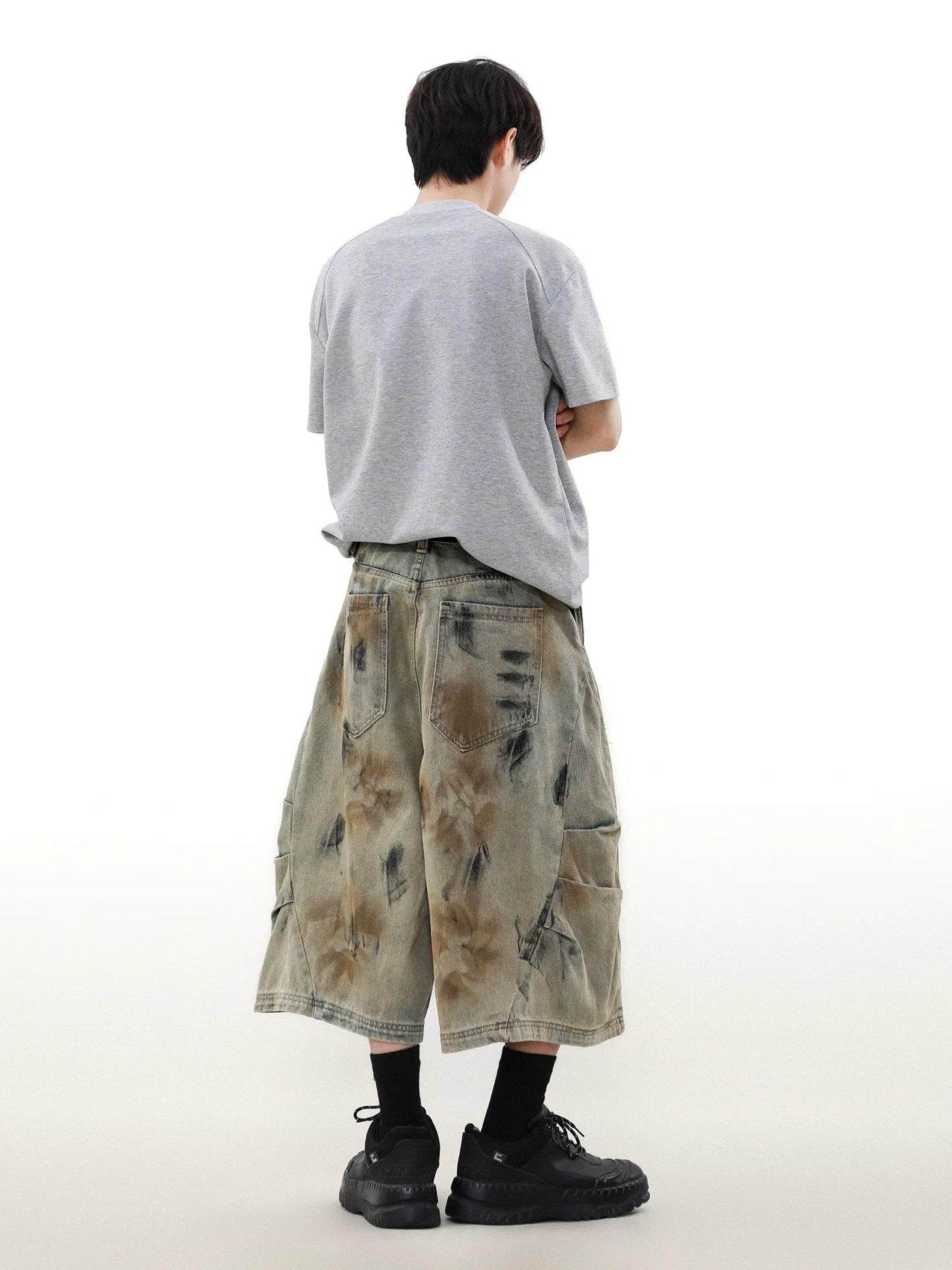 Rust Storm Dyed Cargo Shorts