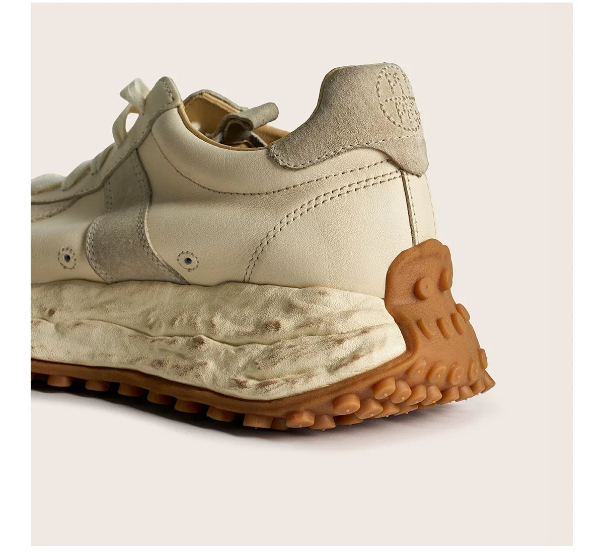 Retro Trail Leather Sneakers - Skipkicks