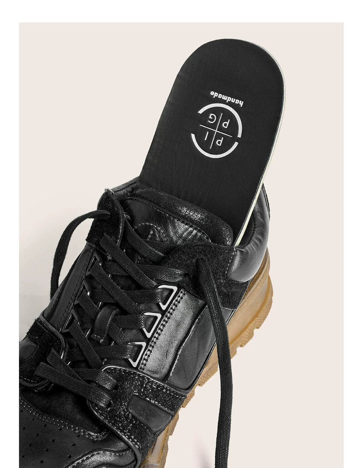 Vintage Washed Hand-Painted Chunky Sneakers - Skipkicks