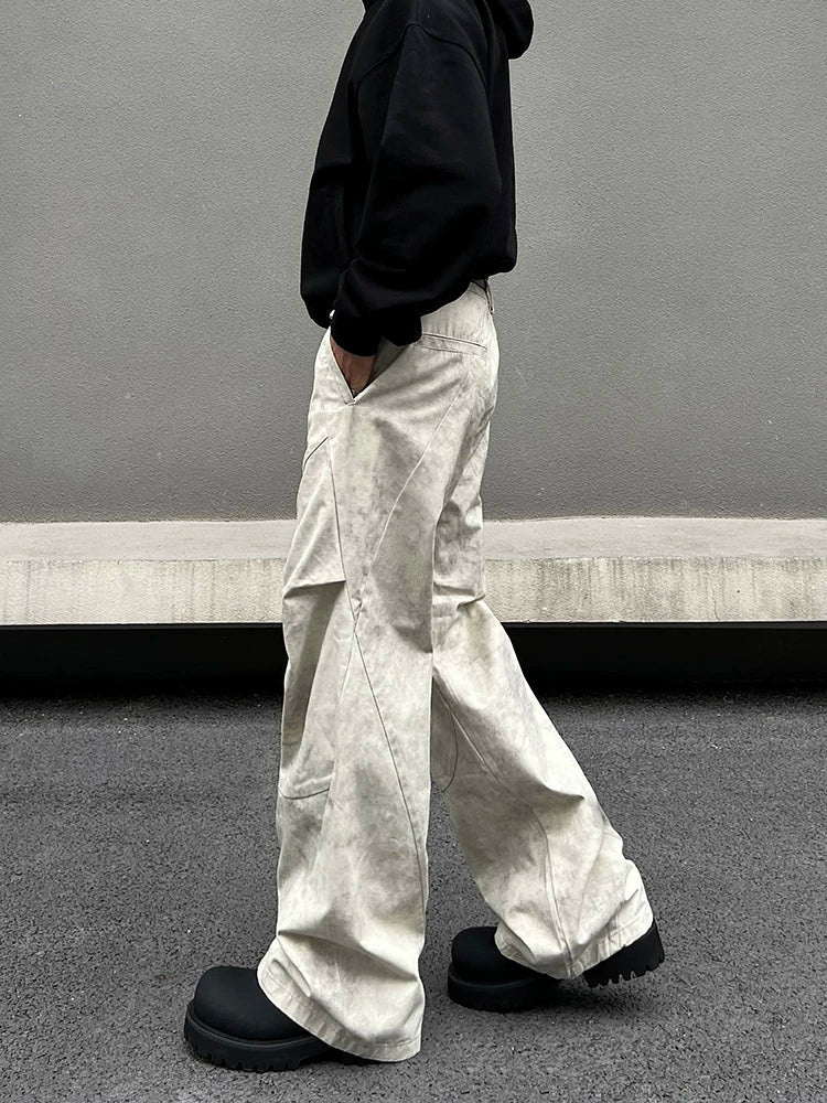 Marblewash Seam Cargo Pants