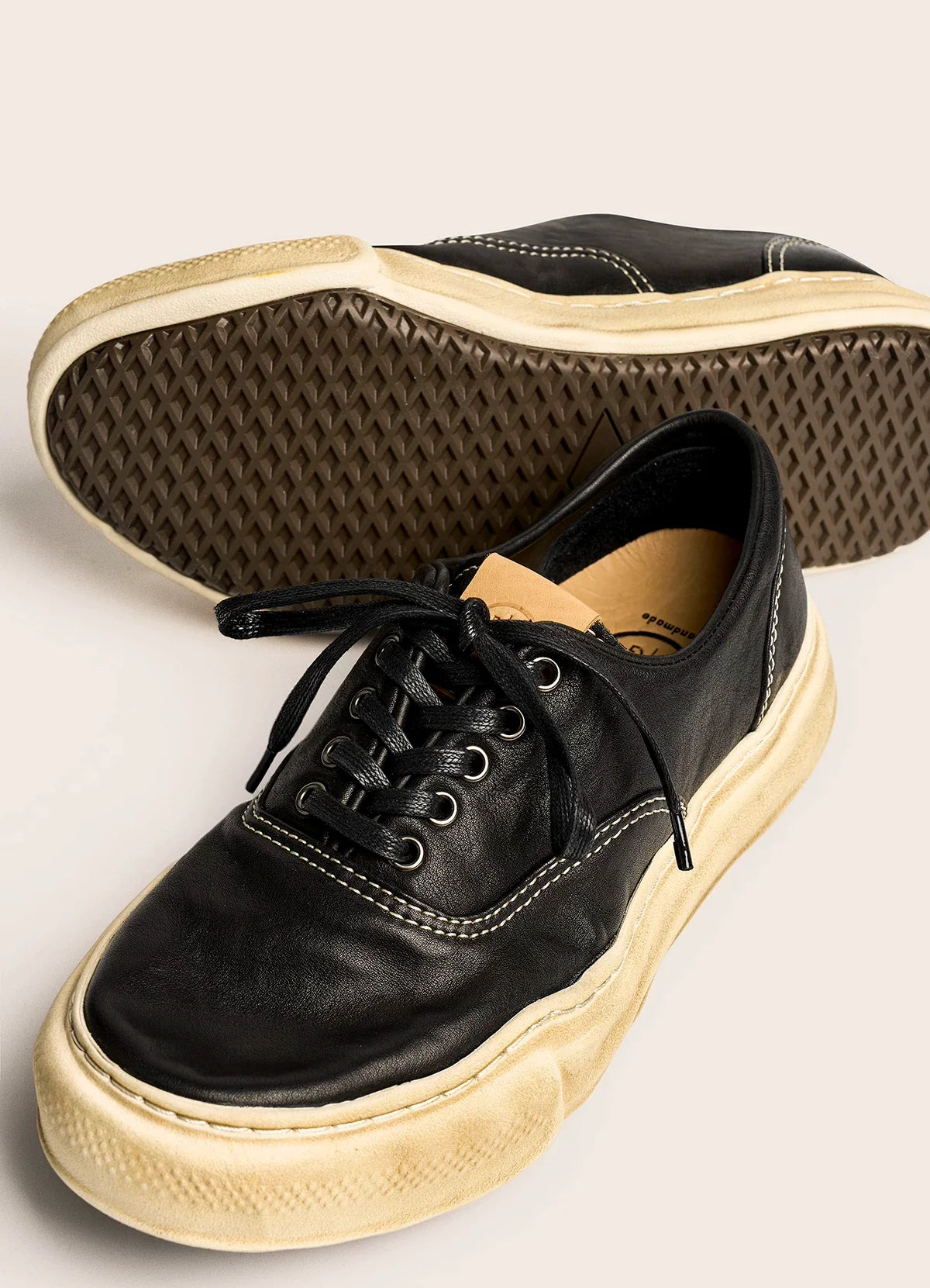 Distressed Washed Sneakers Retro Dissolved Shoes - Skipkicks