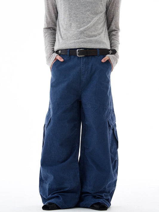 Tidal Drift Wide Cargo Pants