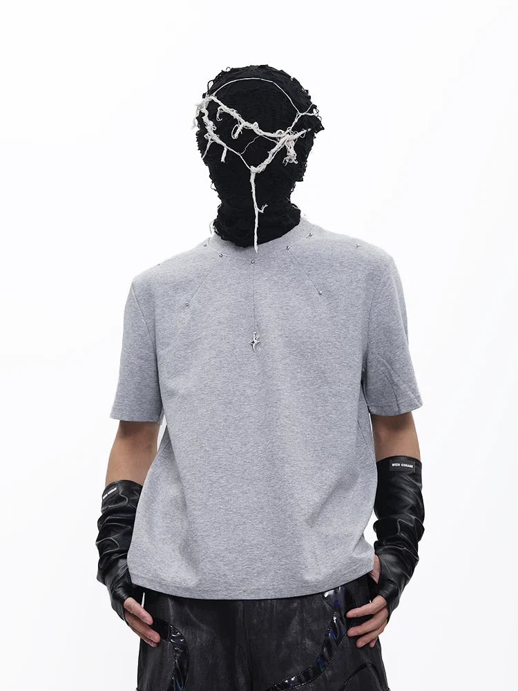 Halo Tether Studded Pendant Tee