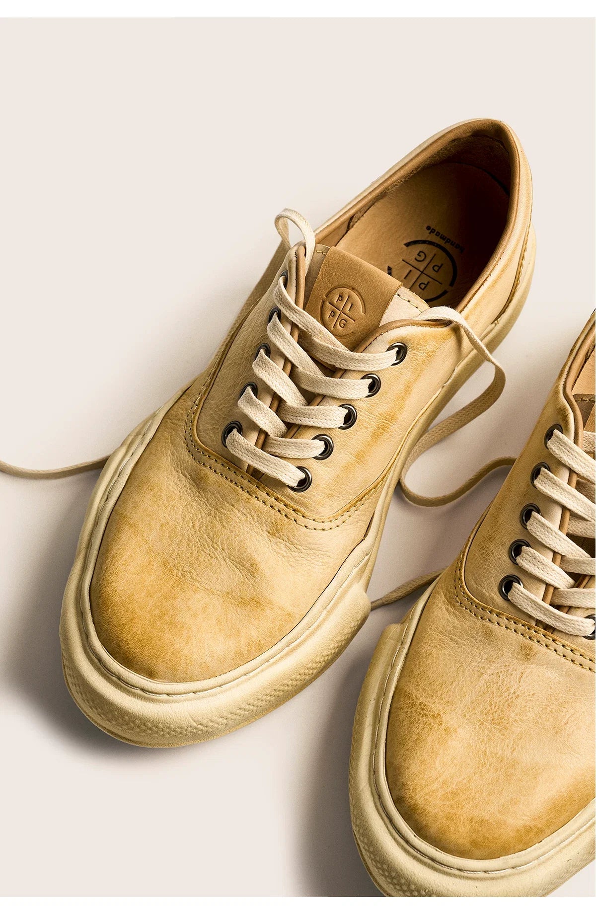 Distressed Washed Sneakers Retro Dissolved Shoes - Skipkicks