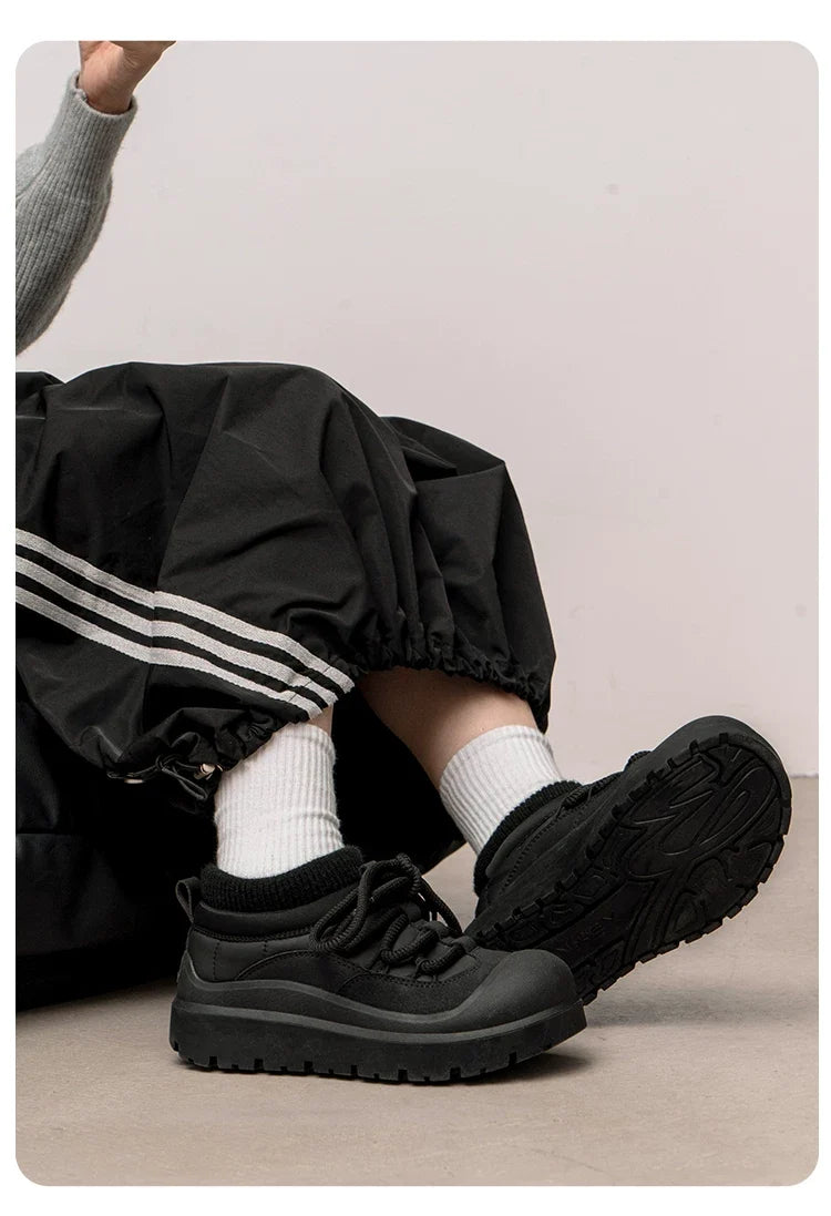 Alpine Grip Fleece-Lined Platform Sneakers
