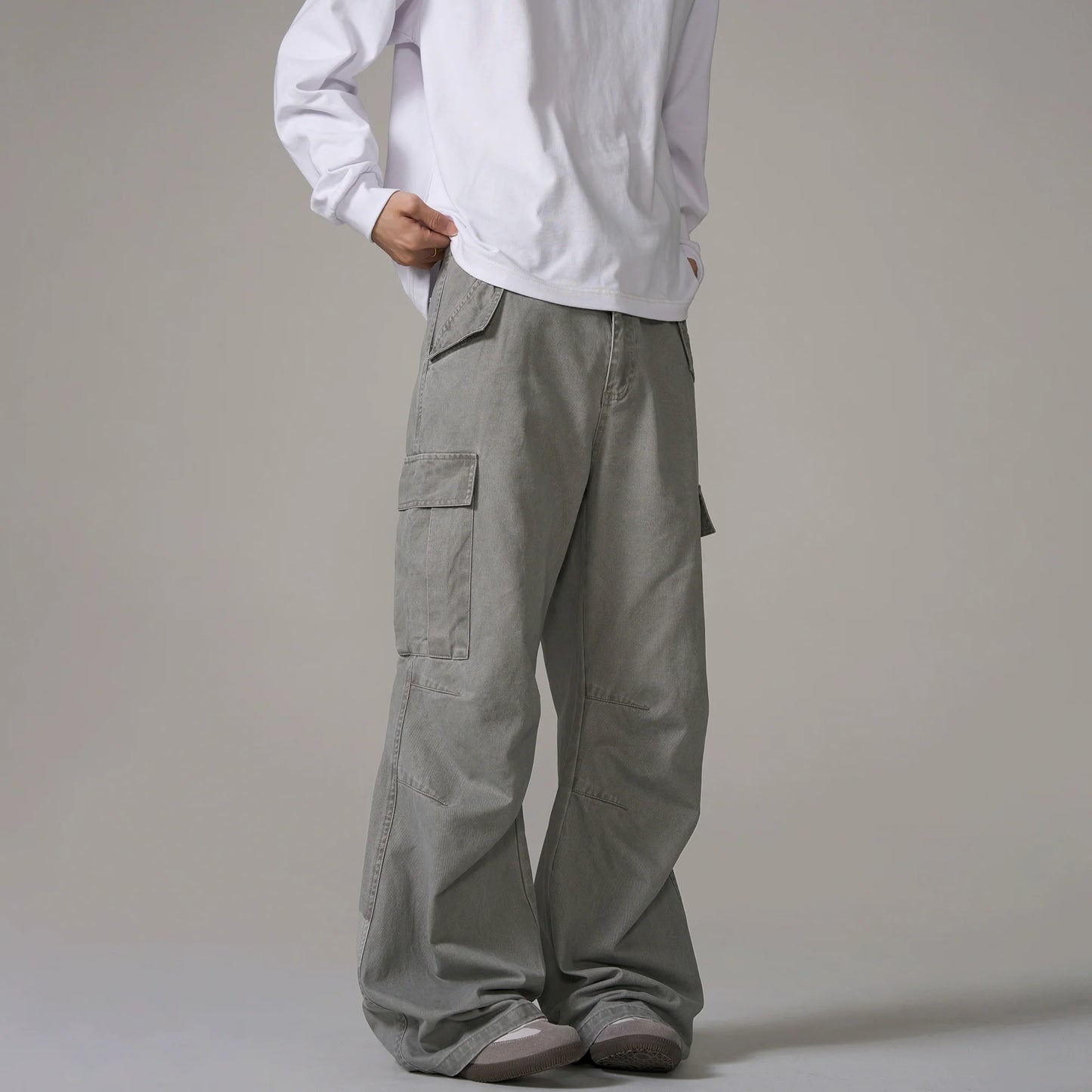 Dust Trail Wide Cargo Pants - Effortless Style Meets Comfort