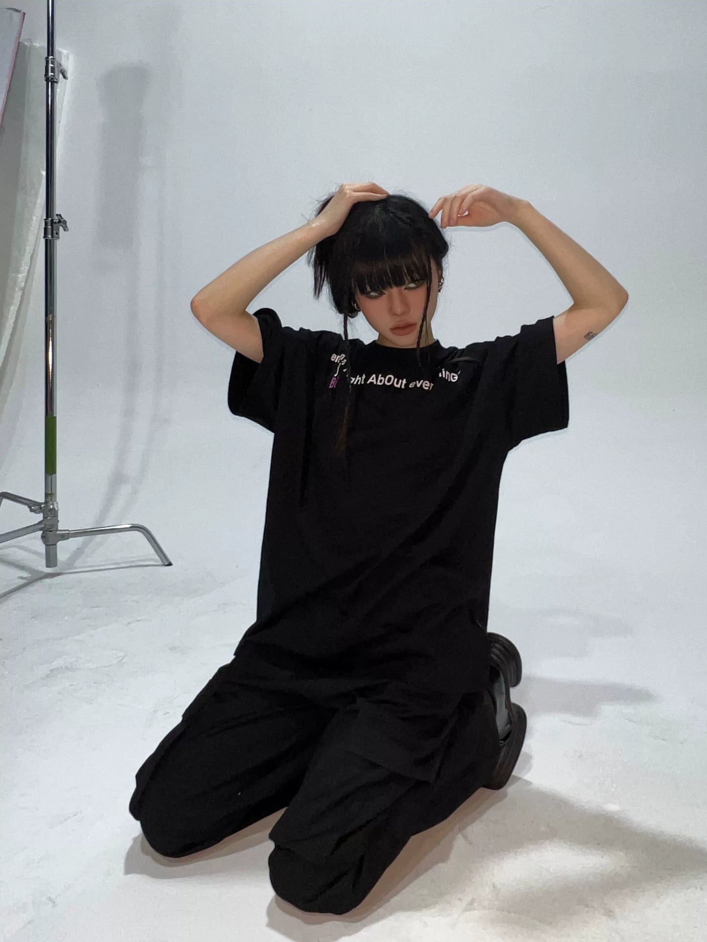 Say What Embroidery Tee